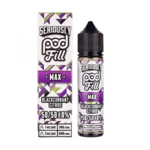 Product Image of Blackcurrant Citrus 50ml Shortfill E-liquid by Seriously Pod Fill Max 50/50