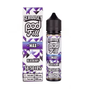 Product Image of Blueberry 50ml Shortfill E-liquid by Seriously Pod Fill Max 50/50