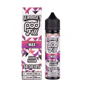 Product Image of Guava Passion 50ml Shortfill E-liquid by Seriously Pod Fill Max 50/50