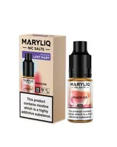 Product Image of Peach Ice Maryliq Nic Salt E-liquid by Lost Mary